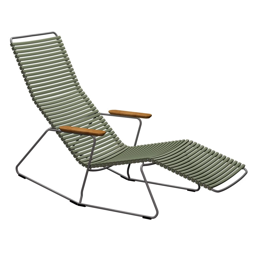 Houe CLICK Sunrocker - Relaxsessel Zum Wippen - Olive Green 3 Houe CLICK Sunrocker - Relaxsessel Zum Wippen - Olive Green