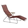Houe CLICK Sunlounger - Liege Mit Verstellbarer Rückenlehne - Paprika