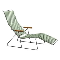 Houe CLICK Sunlounger - Liege Mit Verstellbarer Rückenlehne - Dusty Green