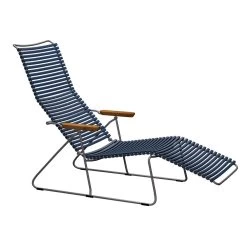 Houe CLICK Sunlounger - Liege Mit Verstellbarer Rückenlehne - Dark Blue