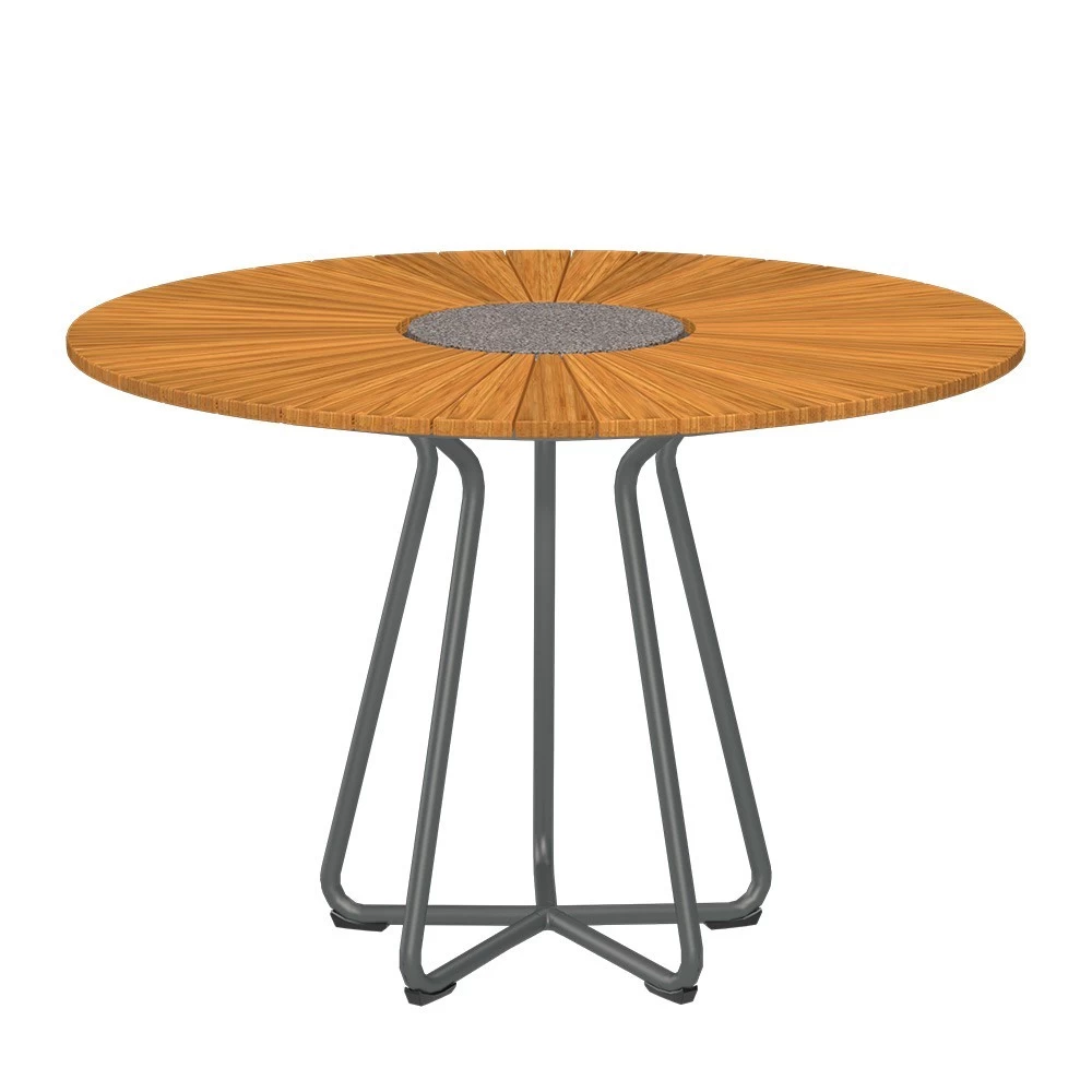 Houe Gartensitzgarnituren Set 4x Sessel Click Olive Green Mit CIRCLE Gartentisch Aus Bambus Ø110 5 Houe Gartensitzgarnituren Set 4x Sessel Click Olive Green Mit CIRCLE Gartentisch Aus Bambus Ø110 – Bild 3