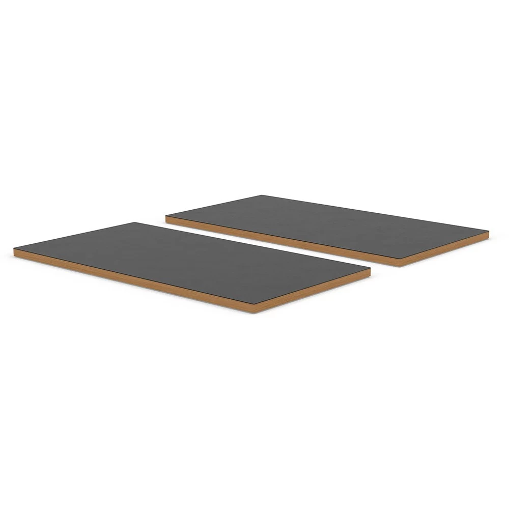 Houe HEKLA Esstisch Auszugsset 2x45x95 Cm. 22 Mm Und Schwarze Linoleumplatte Und Geölte Eichenkante 3 Houe HEKLA Esstisch Auszugsset 2x45x95 Cm. 22 Mm Und Schwarze Linoleumplatte Und Geölte Eichenkante