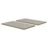 Houe HEKLA Esstisch Auszugsset 2x45x95 Cm. 22 Mm Und Aschgraue Linoleumplatte Und Geölte Eichenkante -Gartenmöbel Store 12704 63 66 hekla extension plates ash grey houe
