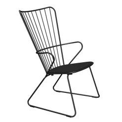Houe PAON Loungesessel - Black -Gartenmöbel Store 12802 0312 12841 6868 paon lounge chair black char houe