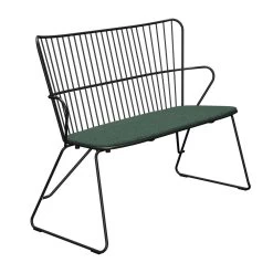 Houe PAON Gartenbank - Black -Gartenmöbel Store 12804 0312 12844 4444 paon bench black alpine houe