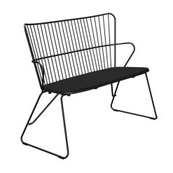 Houe PAON Gartenbank - Black -Gartenmöbel Store 12804 0312 12844 6868 paon bench black char houe