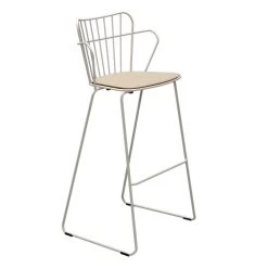 Houe PAON Sitzkissen Für Barstuhl - Ash 12 Houe PAON Sitzkissen Für Barstuhl - Ash -Gartenmöbel Store 12805 0308 12845 9292 paon bar chair taupe ash houe 1