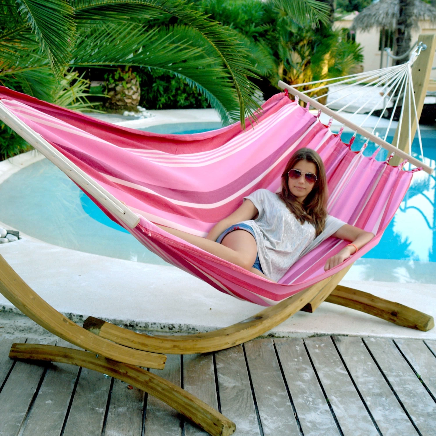 Hängematten Set Apollo Holzgestell Mit Stabhängematte Kolumbiana Fantasy 9 Hängematten Set Apollo Holzgestell Mit Stabhängematte Kolumbiana Fantasy – Bild 7