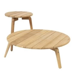 4 Seasons Zucca Sitzer Rund 90 Cm. (H30) -Gartenmöbel Store 213734 213975 zucca coffee table set 02