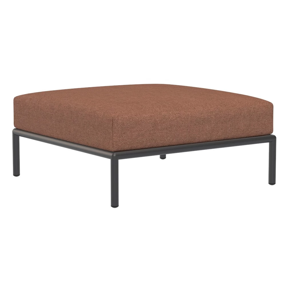 Houe LEVEL 2 Ottoman Kissen: Rust. Gestell: Dark Grey 3 Houe LEVEL 2 Ottoman Kissen: Rust. Gestell: Dark Grey