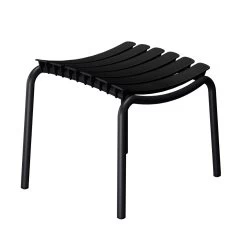 Houe ReCLIPS Footrest Hocker - Black -Gartenmöbel Store 22308 2024 reclips footrest black houe