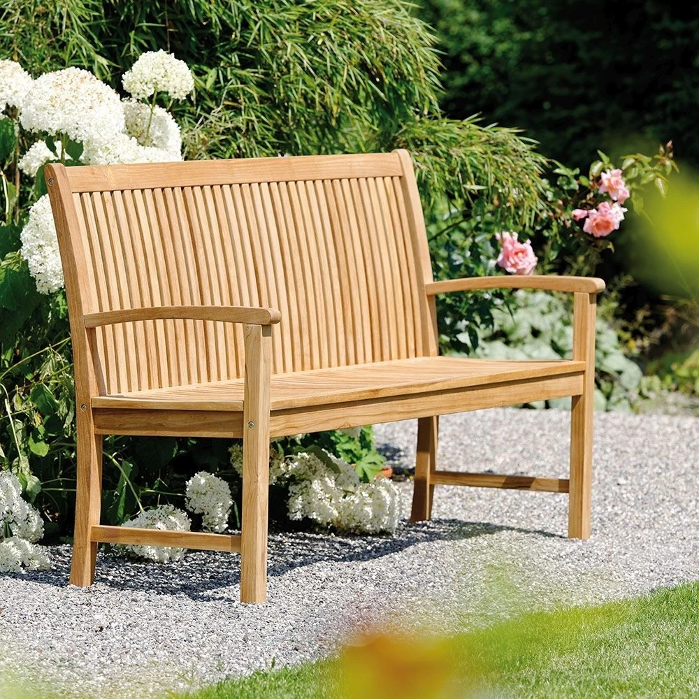 Stern Bank Malaga 2-Sitzer, Sitzbreite 120 Cm Teak FSC®-zertifiziert 4 Stern Bank Malaga 2-Sitzer, Sitzbreite 120 Cm Teak FSC®-zertifiziert – Bild 2