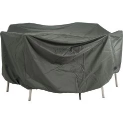 Stern Schutzhülle Für Sitzgruppe Oval 210x250x90 Cm 100% Polyester Grau