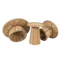 4 Seasons Pablo Sitzer Teakholz 60 Cm. Ø (H 40) 15 4 Seasons Pablo Sitzer Teakholz 60 Cm. Ø (H 40) -Gartenmöbel Store 4so 213961 213962 213963 pablo teak tables combination 05 1