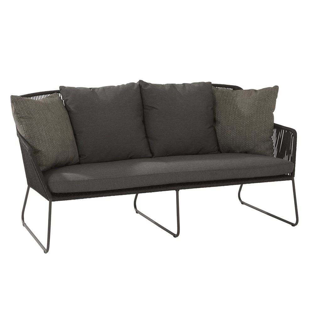 4 Seasons Accor Loungebank 2.5-Sitzer Anthrazit Mit 5 Kissen 3 4 Seasons Accor Loungebank 2.5-Sitzer Anthrazit Mit 5 Kissen