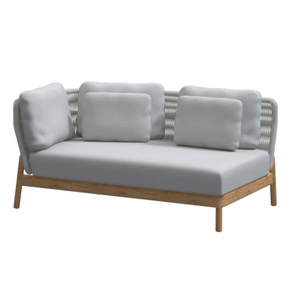 4 Seasons Avalon Teakholz Modular 2 Sitzer Bank Armlehnen Rechts Mit 5 Kissen 4 4 Seasons Avalon Teakholz Modular 2 Sitzer Bank Armlehnen Rechts Mit 5 Kissen – Bild 2