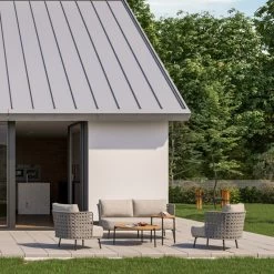 4 Seasons Palacio Loungebank 2.5 Sitzer Mit 3 Kissen 10 4 Seasons Palacio Loungebank 2.5 Sitzer Mit 3 Kissen -Gartenmöbel Store 4so palacio lounge sessel detail fotos 1 1