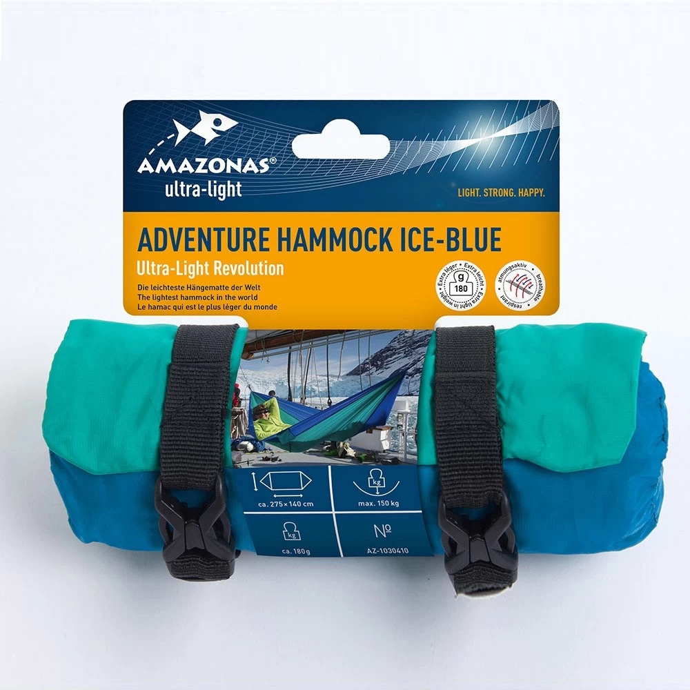 Amazonas Reisehängematte Adventure Hammock Ice-blue 17 Amazonas Reisehängematte Adventure Hammock Ice-blue – Bild 15