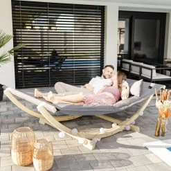 Amazonas Lounge Bed Anthracite -Gartenmöbel Store amazonas lounge bed az 6010200 11