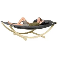 Amazonas Lounge Bed Anthracite -Gartenmöbel Store amazonas lounge bed az 6010200 6