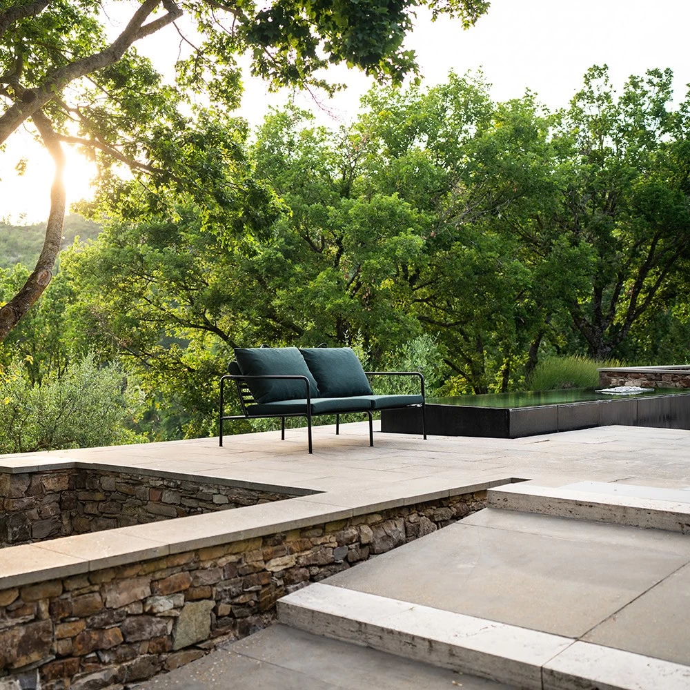 Houe AVON 2-Sitzer Kissen: Ash. Gestell: Muted White 4 Houe AVON 2-Sitzer Kissen: Ash. Gestell: Muted White – Bild 2