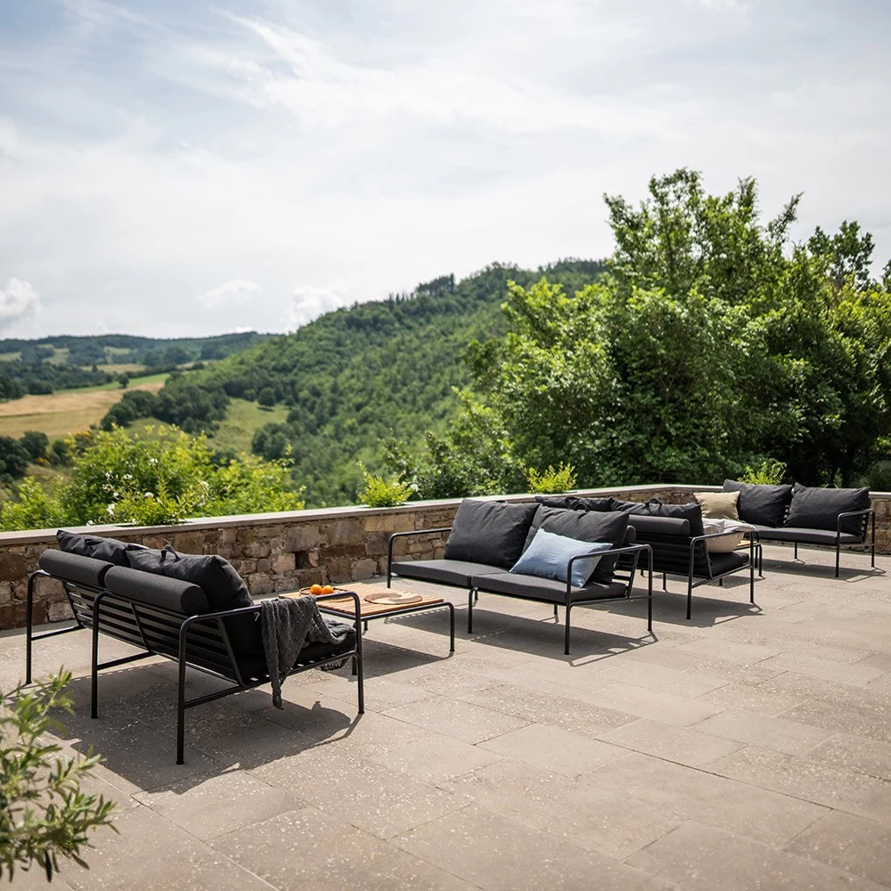 Houe AVON 2-Sitzer Kissen: Ash. Gestell: Muted White 6 Houe AVON 2-Sitzer Kissen: Ash. Gestell: Muted White – Bild 4