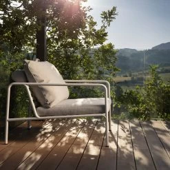 Houe AVON Loungesessel Kissen: Leaf. Gestell: Black -Gartenmöbel Store avon chair white ash houe 4851 40