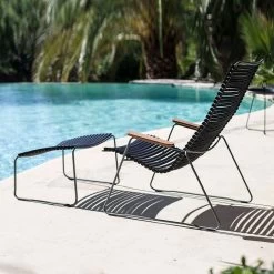 Houe CLICK Relaxsessel Lounge Chair - Multi Color 1 -Gartenmöbel Store click lounge w footrest black houe 5372 high 10