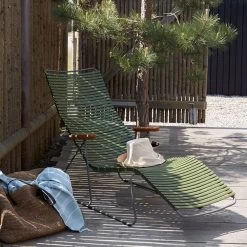 Houe CLICK Sunlounger - Liege Mit Verstellbarer Rückenlehne - Dusty Light Blue -Gartenmöbel Store click sunlounger olive green houe 0736 8