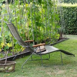 Houe CLICK Sunlounger - Liege Mit Verstellbarer Rückenlehne - Olive Green -Gartenmöbel Store click sunlounger olive green houe 6040 ny 5