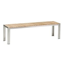 Diamond Garden Capri Bank 160 Cm / Edelstahl/Premium Teak Natur