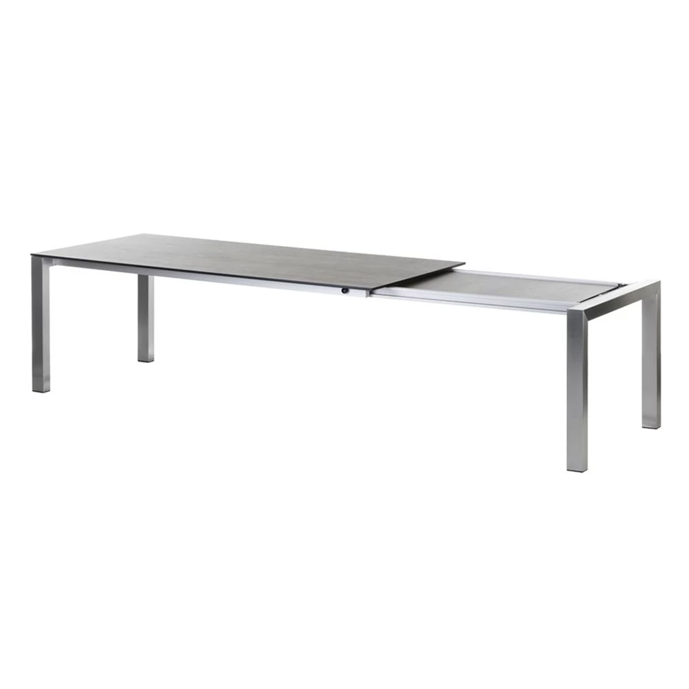 Diamond Garden Palermo Ausziehtisch 210/270/330×100 Cm / Aluminium/HPL – Beton Dunkel - Ohne Beine ! 5 Diamond Garden Palermo Ausziehtisch 210/270/330×100 Cm / Aluminium/HPL – Beton Dunkel - Ohne Beine ! – Bild 3