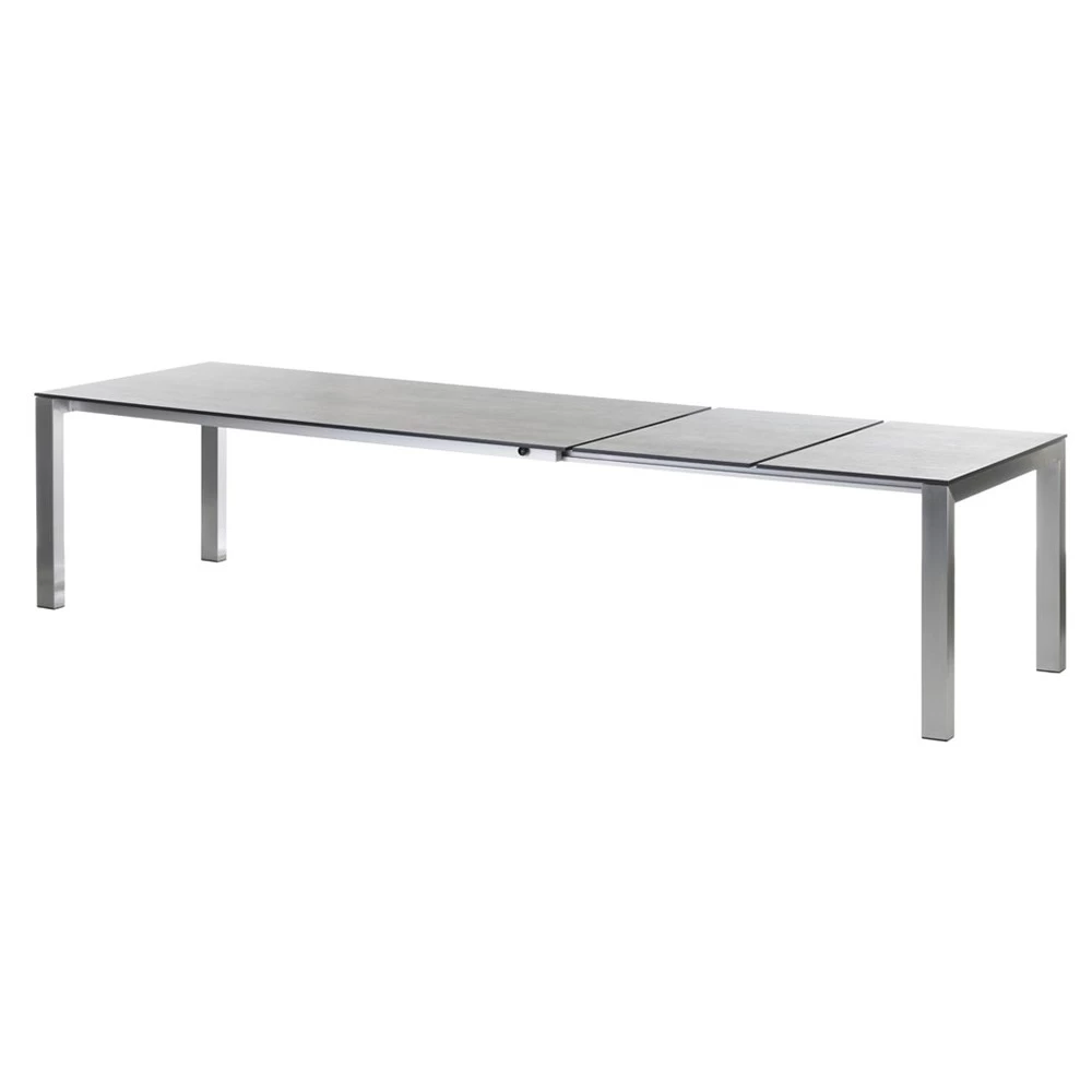 Diamond Garden Palermo Ausziehtisch 210/270/330×100 Cm / Aluminium/HPL – Beton Dunkel - Ohne Beine ! 6 Diamond Garden Palermo Ausziehtisch 210/270/330×100 Cm / Aluminium/HPL – Beton Dunkel - Ohne Beine ! – Bild 4