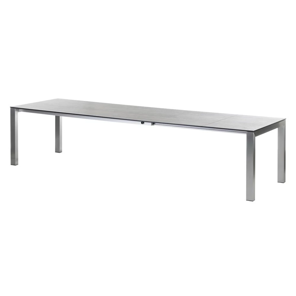 Diamond Garden Palermo Ausziehtisch 210/270/330×100 Cm / Aluminium/HPL – Beton Dunkel - Ohne Beine ! 7 Diamond Garden Palermo Ausziehtisch 210/270/330×100 Cm / Aluminium/HPL – Beton Dunkel - Ohne Beine ! – Bild 5