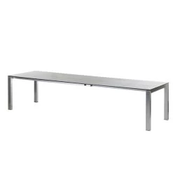 Diamond Garden Palermo Ausziehtisch 170/220/270×100 Cm / Aluminium/HPL – Beton Dunkel - Ohne Beine ! -Gartenmöbel Store diamond garden palermo ausziehtisch edelstahl beton dunkel 7