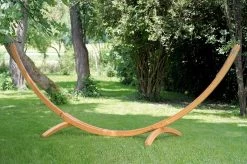 Amazonas Arcus Hängemattengestell Aus Lärchenholz Lasiert -Gartenmöbel Store garten deals amazonas arcus holz haengemattengestell 4045000 2