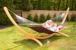 Amazonas Arcus Hängemattengestell Aus Lärchenholz Lasiert -Gartenmöbel Store garten deals amazonas arcus holz haengemattengestell 4045000 7