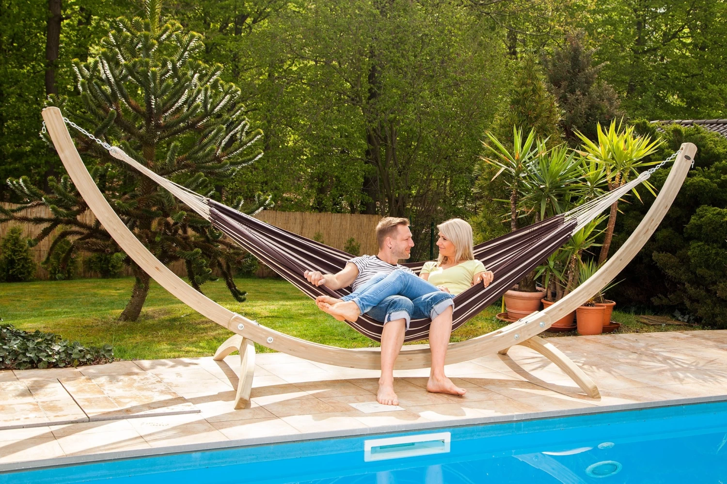 Amazonas Olymp Hängemattengestell Aus Fichtenholz 7 Amazonas Olymp Hängemattengestell Aus Fichtenholz – Bild 5