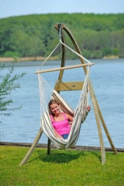 Amazonas Atlas Hängesesselgestell Aus Holz -Gartenmöbel Store garten deals amazonas atlas haengesesselholzgestell 4013100 8