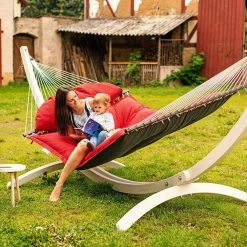Amazonas Stabhängematte FAT HAMMOCK In Rot NEU 26 Amazonas Stabhängematte FAT HAMMOCK In Rot NEU -Gartenmöbel Store garten deals amazonas fat hammock red 1960015 10