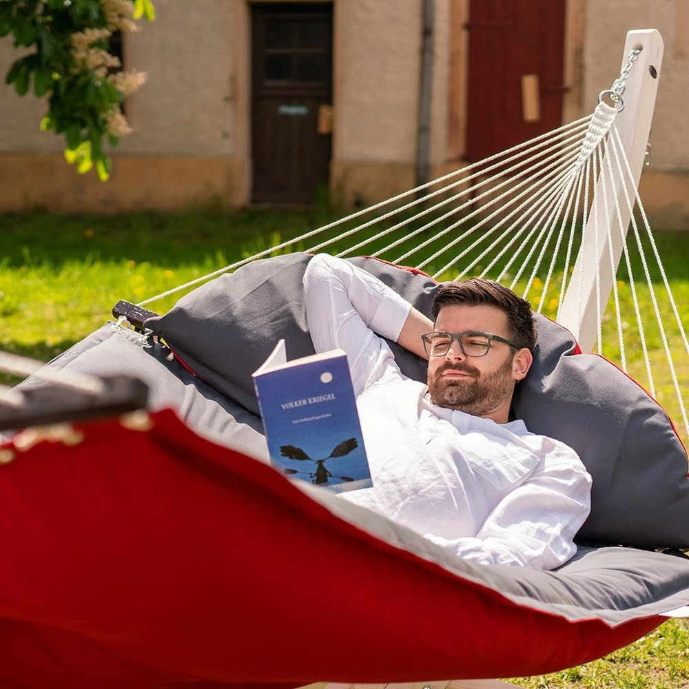 Amazonas Stabhängematte FAT HAMMOCK In Rot NEU 10 Amazonas Stabhängematte FAT HAMMOCK In Rot NEU – Bild 8