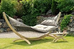 Amazonas Stabhängematte FAT HAMMOCK In Taupe -Gartenmöbel Store garten deals amazonas fat hammock taupe 1960010 13
