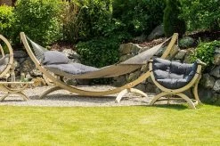 Amazonas Stabhängematte FAT HAMMOCK In Taupe -Gartenmöbel Store garten deals amazonas fat hammock taupe 1960010 14