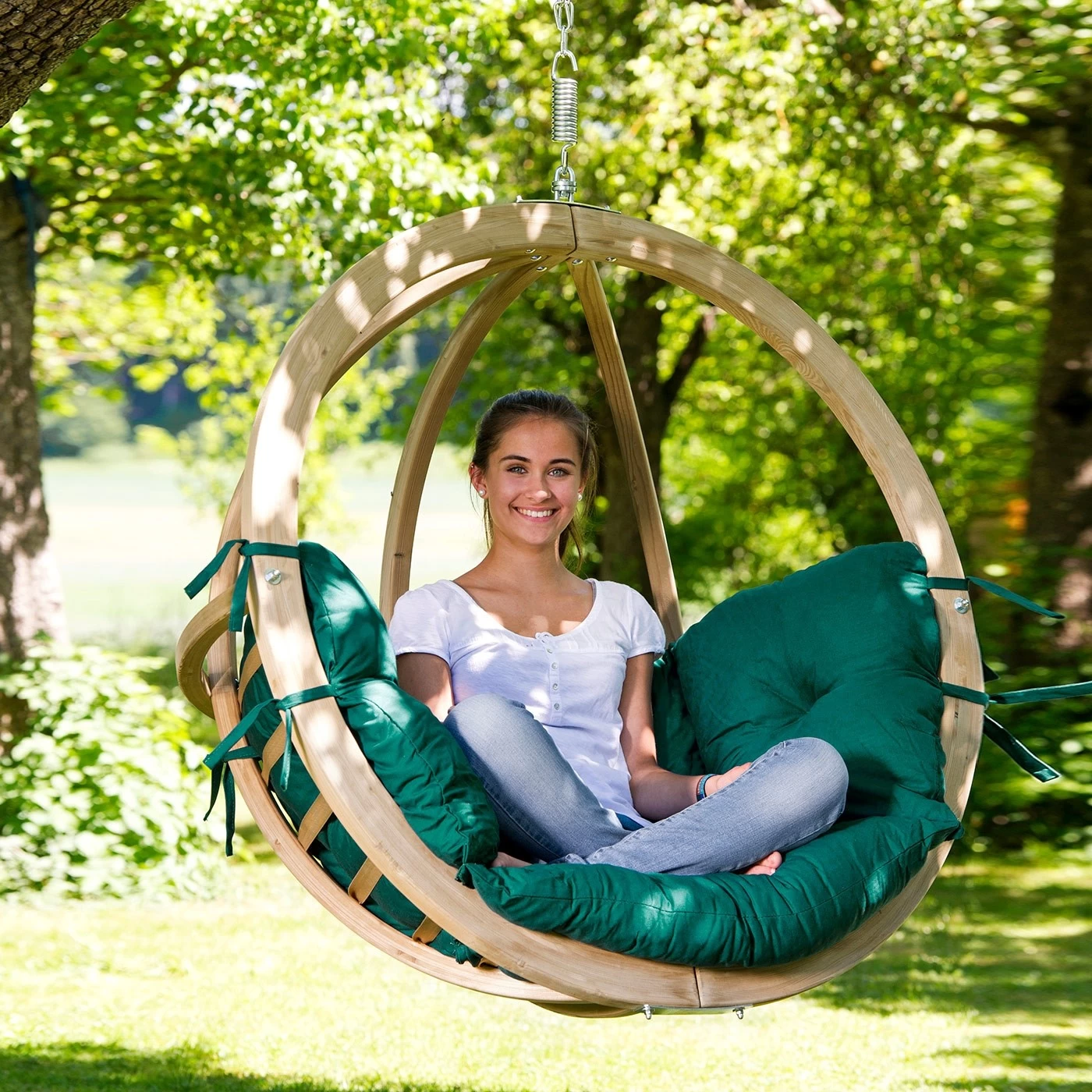 Amazonas Hängesessel GLOBO Chair In Verde Und Wetterfest 6 Amazonas Hängesessel GLOBO Chair In Verde Und Wetterfest – Bild 4