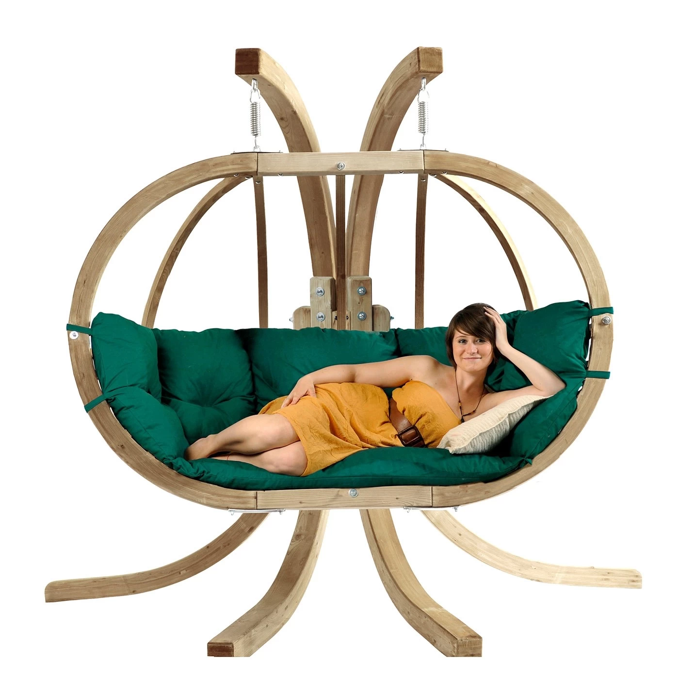 Amazonas Hängesofa GLOBO ROYAL Chair In Verde Und Wetterfest 6 Amazonas Hängesofa GLOBO ROYAL Chair In Verde Und Wetterfest – Bild 4