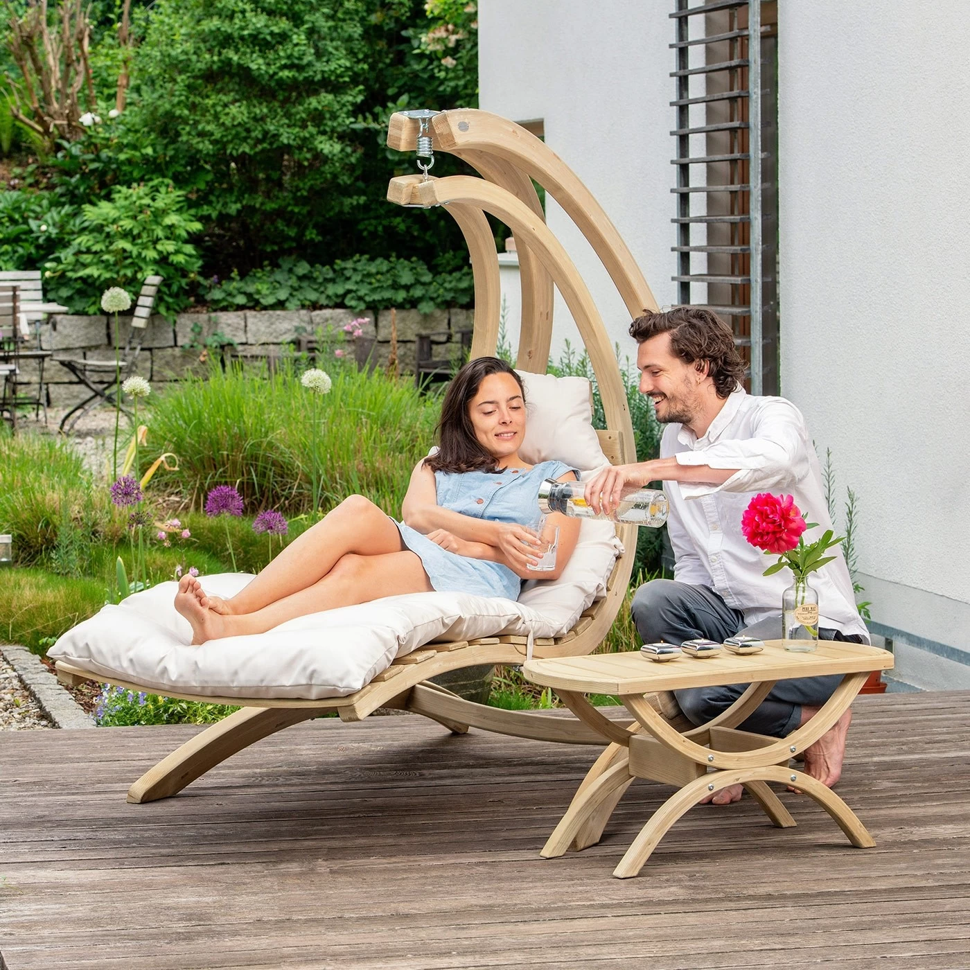 Amazonas Swing Lounger Creme NEW 2019 11 Amazonas Swing Lounger Creme NEW 2019 – Bild 9