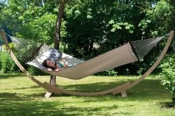 Amazonas American Dream Sand Doppel Stabhängematte -Gartenmöbel Store garten deals american dream sand 1970002 10