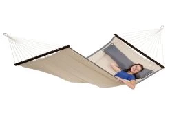 Amazonas American Dream Sand Doppel Stabhängematte -Gartenmöbel Store garten deals american dream sand 1970002 2