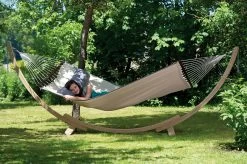 Amazonas American Dream Sand Doppel Stabhängematte -Gartenmöbel Store garten deals american dream sand 1970002 9