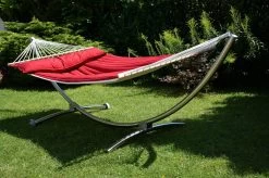 Hängemattenset Lola ROYAL DELUXE Mit Luxus Stabhängematte American FUEGO RED -Gartenmöbel Store garten deals american fuego red mit chico alpha 11